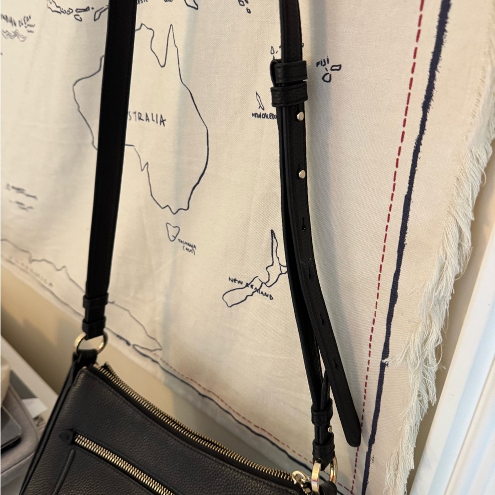 Kate Spade Black Pebbled Leather Crossbody Bag - Picture 2 of 4